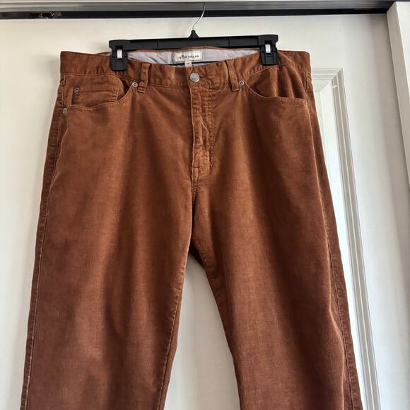 Peter Millar Superior Soft Corduroy Five-Pocket Pant French Press Brown Sz 36X28 - Picture 3 of 15